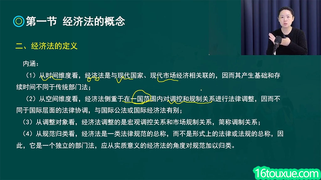 自考《经济法学》07790视频教程——一路偷学网(课程内容讲解)